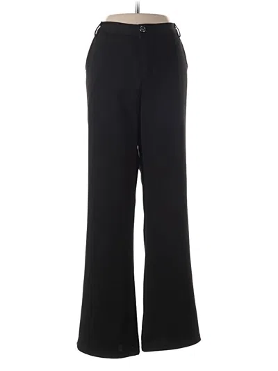 Pre-owned Unbranded Dress Pants In Black
