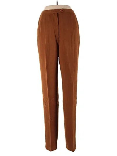 Pre-owned Unbranded Dress Pants In Brown