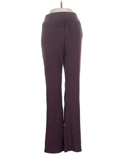Pre-owned Unbranded Dress Pants In Burgundy