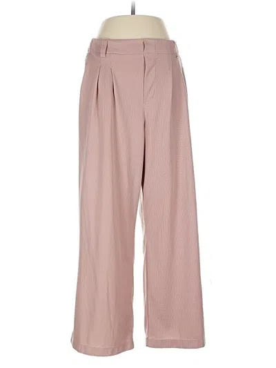 Pre-owned Unbranded Dress Pants In Pink