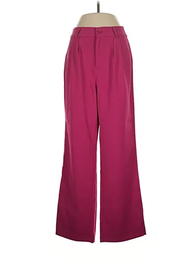 Pre-owned Unbranded Dress Pants In Pink