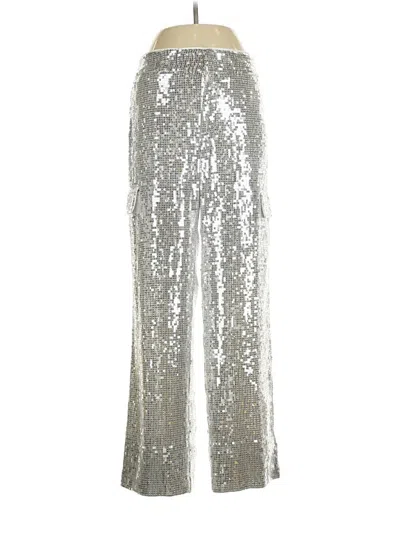 Pre-owned Unbranded Dress Pants In Silver