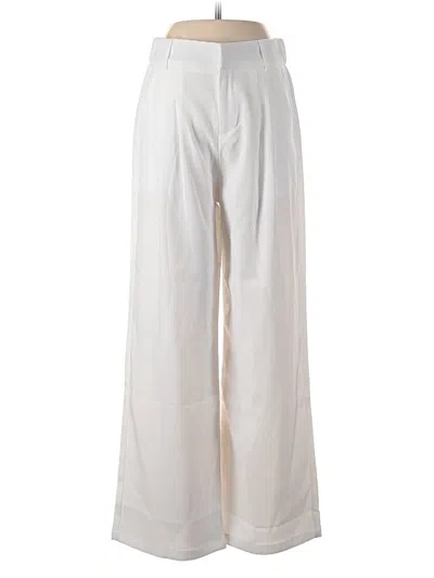 Pre-owned Unbranded Dress Pants In White