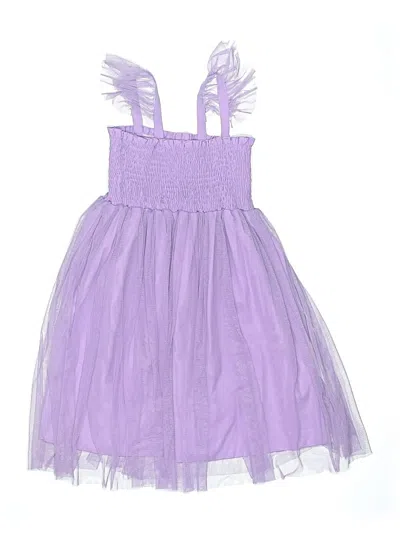 Pre-owned Unbranded Kids' Dress In Purple