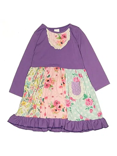 Pre-owned Unbranded Kids' Dress In Purple