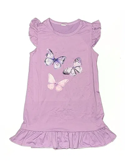 Pre-owned Unbranded Kids' Dress In Purple