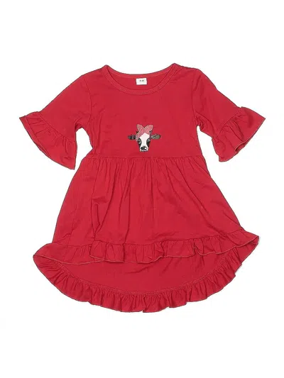 Pre-owned Unbranded Kids' Dress In Red