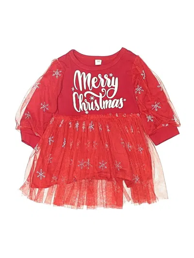 Pre-owned Unbranded Kids' Dress In Red