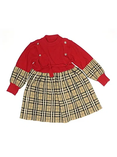 Pre-owned Unbranded Kids' Dress In Red