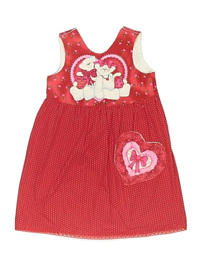 Pre-owned Unbranded Kids' Dress In Red