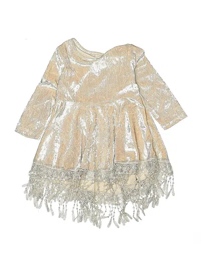 Pre-owned Unbranded Kids' Dress In Silver