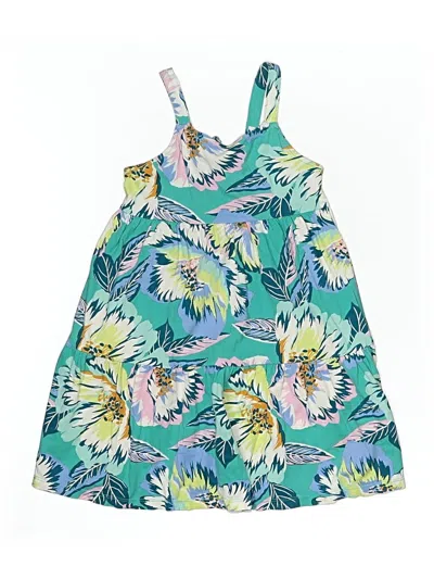 Pre-owned Unbranded Kids' Dress In Teal