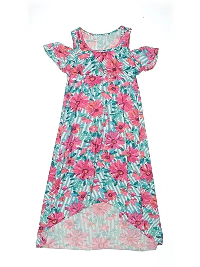 Pre-owned Unbranded Kids' Dress In Teal