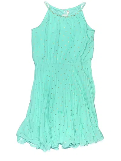 Pre-owned Unbranded Kids' Dress In Teal