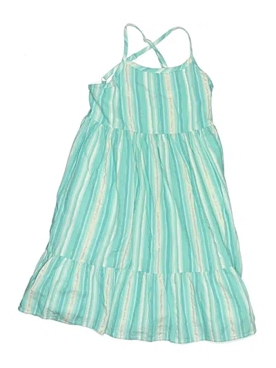 Pre-owned Unbranded Kids' Dress In Teal
