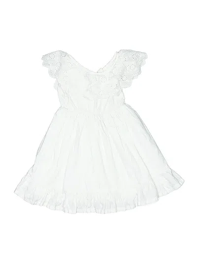 Pre-owned Unbranded Kids' Dress In White