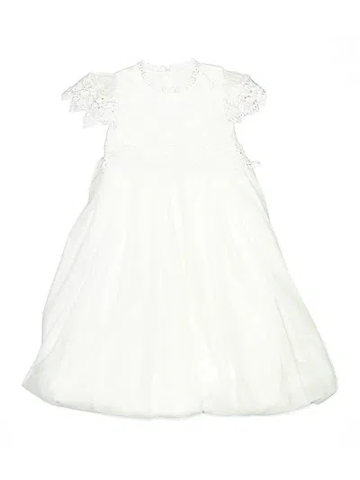 Pre-owned Unbranded Kids' Dress In White