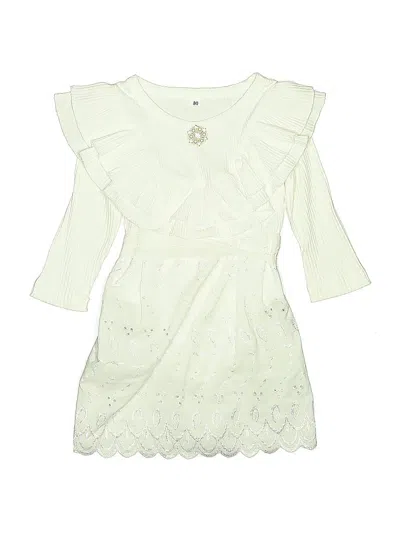 Pre-owned Unbranded Kids' Dress In White