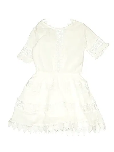 Pre-owned Unbranded Kids' Dress In White