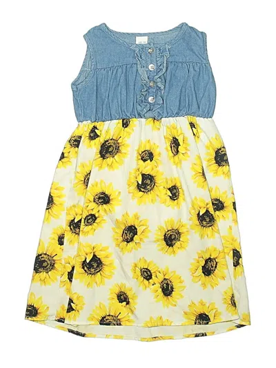 Pre-owned Unbranded Kids' Dress In Yellow