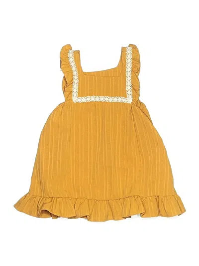 Pre-owned Unbranded Kids' Dress In Yellow