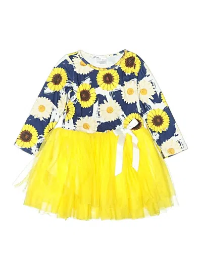 Pre-owned Unbranded Kids' Dress In Yellow