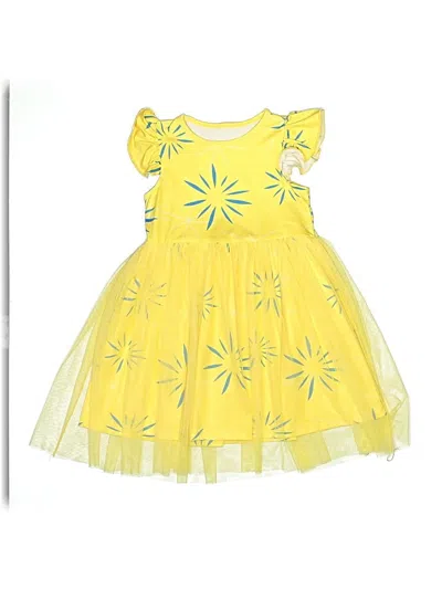 Pre-owned Unbranded Kids' Dress In Yellow