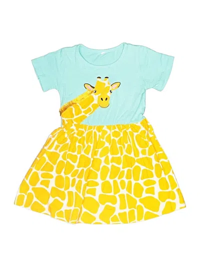 Pre-owned Unbranded Kids' Dress In Yellow