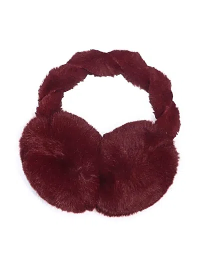 Pre-owned Unbranded Ear Muffs In Burgundy