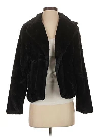 Pre-owned Unbranded Faux Fur Jacket In Black