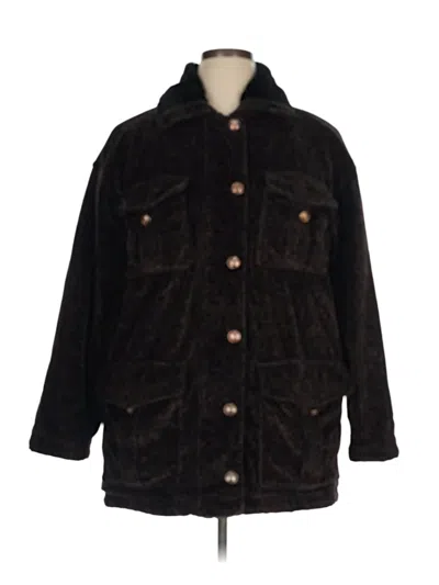 Pre-owned Unbranded Faux Fur Jacket In Brown