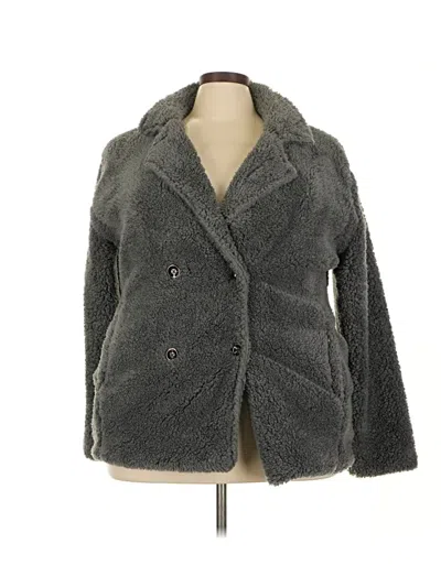 Pre-owned Unbranded Faux Fur Jacket In Gray