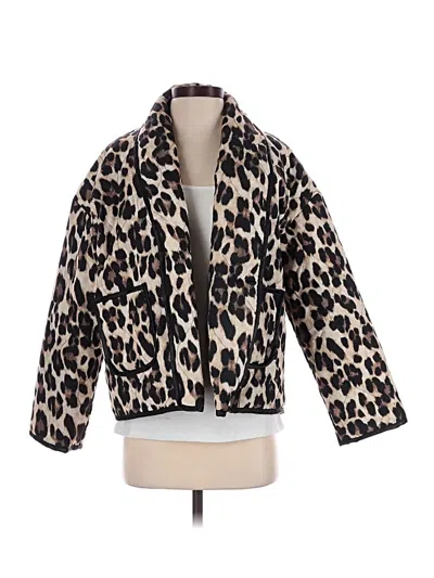Pre-owned Unbranded Faux Fur Jacket In Ivory