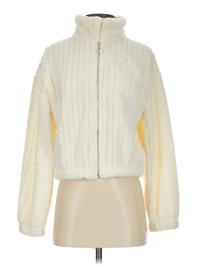 Pre-owned Unbranded Faux Fur Jacket In White