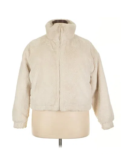 Pre-owned Unbranded Faux Fur Jacket In White