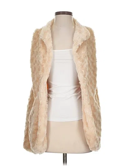 Pre-owned Unbranded Faux Fur Vest In Pink