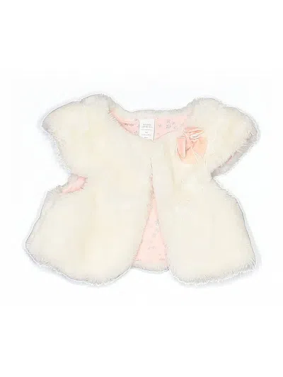 Pre-owned Unbranded Babies' Faux Fur Vest In White