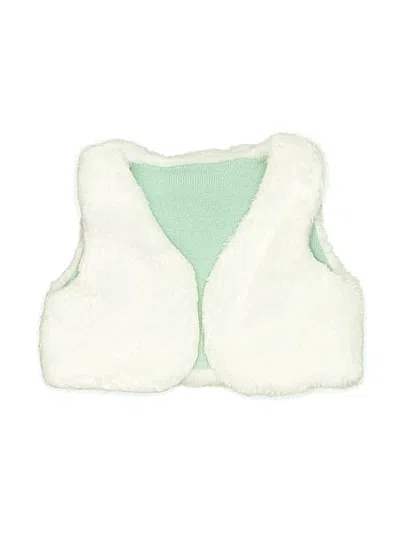 Pre-owned Unbranded Babies' Faux Fur Vest In White