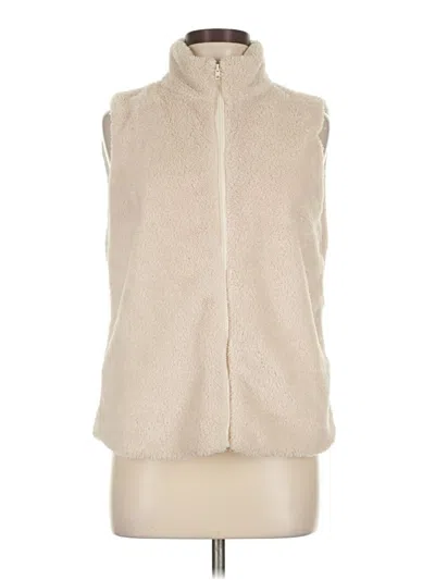 Pre-owned Unbranded Faux Fur Vest In White