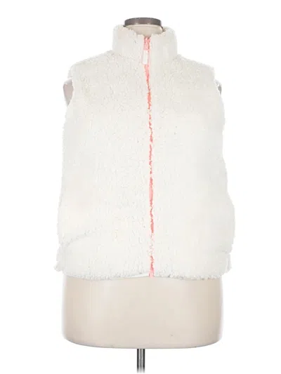 Pre-owned Unbranded Faux Fur Vest In White
