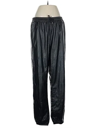 Pre-owned Unbranded Faux Leather Pants In Black