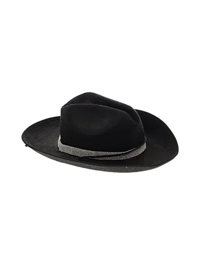 Pre-owned Unbranded Fedora In Black