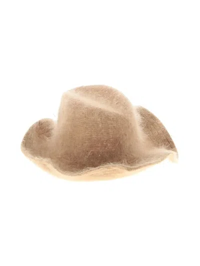 Pre-owned Unbranded Fedora In Tan