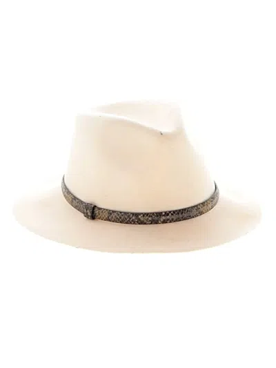 Pre-owned Unbranded Fedora In White