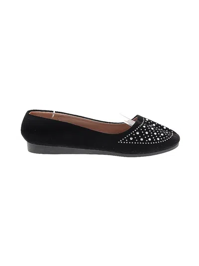 Pre-owned Unbranded Flats In Black