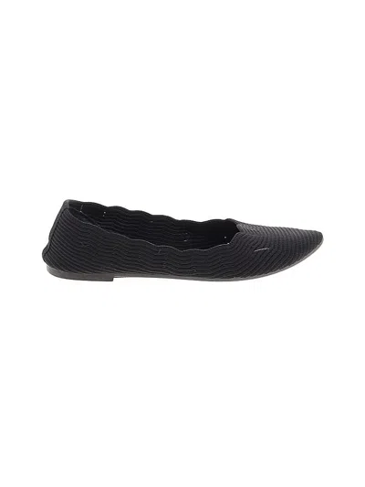 Pre-owned Unbranded Flats In Black