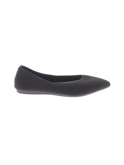 Pre-owned Unbranded Flats In Black