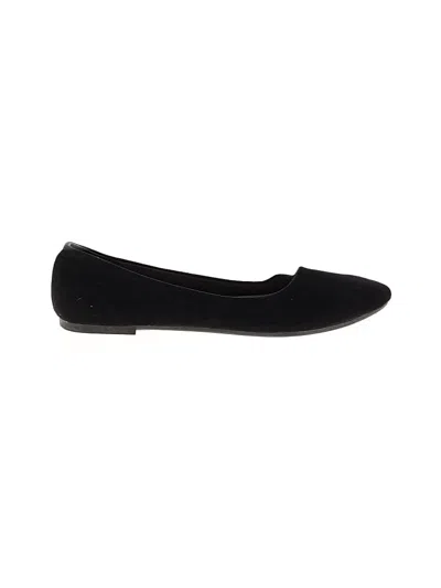 Pre-owned Unbranded Flats In Black