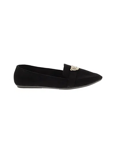 Pre-owned Unbranded Flats In Black