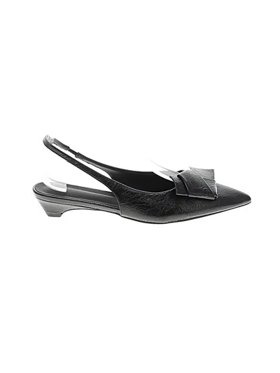 Pre-owned Unbranded Flats In Black